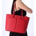 Michael Kors Bags | Michael Kors Jet Set Travel Medium Double Pocket Tote Vegan Leather Bright Red | Color: Red | Size: Os