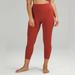 Lululemon Athletica Pants & Jumpsuits | Nwt Lululemon Align High-Rise Pant With Pockets 25” Cayenne Size 6 | Color: Red | Size: 6