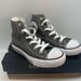 Converse Shoes | Converse Unisex Youth Chuck Taylor All Star High Top Sneaker Size 12 | Color: Gray/White | Size: 12b
