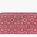Kate Spade Bags | Kate Spade Raspberry Nwt Flower Canvas Zip-Around Continental Wallet | Color: Gold/Pink | Size: Os