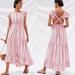 Anthropologie Dresses | Anthropologie Maeve Striped Maxi Dress Size Xs | Color: Red/White | Size: Xs