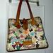 Dooney & Bourke Bags | Dooney & Bourke Disney Icon Tote Bag Mickey Mouse Tote | Color: Red/Tan | Size: Os
