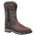 JUSTIN ORIGINAL WORKBOOTS WK2104- 95 D Size 9-1/2 Men's Western Boot Steel Work