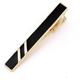 Mens Tie Clip Bar,Men's Gold Striped Tie Clip Business Formal Wear Men and Women Pin Clothing Collar Clip tie clips