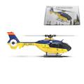 GOUX Remote Control Helicopter for Adults, YU XIANG EC-135 1/36 2.4G 6CH RC Helicopter, Remote Control 3D/6G Military Helicopter Model for Beginner (RTF Version/Mode 1)