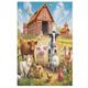 Farm Animal 1000 Piece Jigsaw Puzzle for Adults Kids - Wooden Jigsaw Puzzles for Adults 1000 DIY Puzzle Toys （78×53cm）