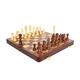 UNbit Chess Game Set Chess Set Chess Board Set Wood Chess Set 17'' X 17''，Chess Sets for Adults, Magnetic Chess Set, Folding Chess Board Set Chess Board Game Chess Game Chess