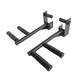 2Pcs Fitness Dip Bar Attachment Pull up Fitness Equipment Chest Exercising for Squat & Power Rack Dip Grip Handles Multi Grips, Narrow pitch