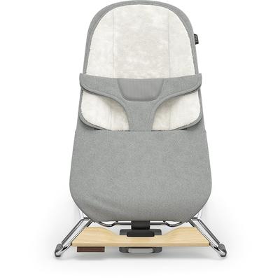 UPPAbaby Mira 2-in-1 Bouncer and Seat - Stella (Grey Melange / Silver Frame / Maple Wood)
