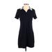 Tommy Hilfiger Casual Dress - Shift: Blue Dresses - Women's Size Medium