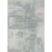 Gray 96 x 60 x 0.25 in Area Rug - Bokara Rug Co, Inc. Rectangle Hand-Knotted /Viscose Area Rug in/Silver Viscose/ | 96 H x 60 W x 0.25 D in | Wayfair