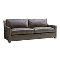 Tommy Bahama Home Palm Desert 90" Leather Sofa Genuine Leather in Black | 34.5 H x 90 W x 41 D in | Wayfair 01-7233-33-LL-40
