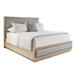 Tommy Bahama Home Sunset Key Grayson Bed Wood & /Upholstered/Polyester in Gray/Black/Brown | 56 H x 64.75 W x 87.25 D in | Wayfair 01-0578-143C-40