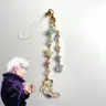 Satoru Gojo Phone Charm Jujutsu Beaded Y2K Jewelry