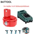 Genic ool-Chargeur de batterie aste pour Makita outils électriques 14.4V 3 5 Ah 4 0 Ah Ni