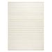 White 86 x 62 x 0.2 in Area Rug - Town & Country Living TOWN & COUNTRY BASICS Layne Everwash Non-Slip Backing Area Rug Cream/Beige Polyester | Wayfair