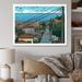 Highland Dunes Bay Area Hills Of San Francisco On Canvas Print Metal in Blue/Brown/Green | 16 H x 32 W x 1 D in | Wayfair