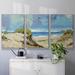 Highland Dunes Dunes II Framed On Canvas 3 Pieces Print Canvas in Blue/Green | 24 H x 48 W x 2 D in | Wayfair 6210A8782C1B48BE89438F996AD8A2AF