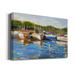 Breakwater Bay Safe Harbor - Single Picture Frame Print on Canvas Canvas, Solid Wood in Blue/Green | 8 H x 12 W x 1.5 D in | Wayfair