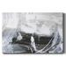 Wrought Studio™ Blizzard Conditions IV-Gallery Wrapped Canvas Metal in Black/Gray | 32 H x 48 W x 1.5 D in | Wayfair