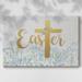 The Holiday Aisle® Easter Wildflowers On Canvas Textual Art Metal in White/Yellow | 40 H x 60 W x 1.5 D in | Wayfair