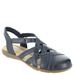 Clarks Elizabelle Sea - Womens 5 Navy Sandal Medium