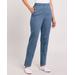 Blair Women's Knit Denim Pants - Denim - P2XL - Petite