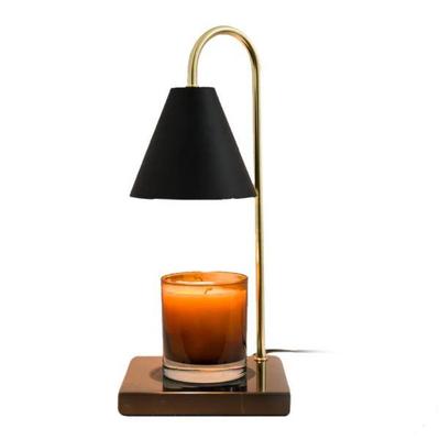 Celestial Lights 71075 - 13" 35 watt Black Marble Candle Warmer (Candle Warmer with Dimmer and Timer (CW-BB))