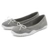 Ballerina LASCANA, Damen, Gr. 38, grau (hellgrau), Obermaterial: 100% Textilmaterial. Futter: 100% Textilmaterial. Decksohle: 100% Textilmaterial. Laufsohle: 100% Synthetik, unifarben, casual, Schuhe, leichter...