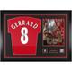 "Steven Gerrard Official Liverpool FC Signed 2005 Home Shirt - Framed"