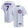 Chicago Cubs Mens Nike Replica Home Jersey - SWANSON