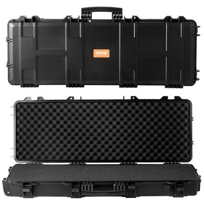 VEVOR Rifle Case, Rifle Hard Case with 3 Layers Fully-protective Foams,for Two Rifles or Shotguns, Airsoft Gun