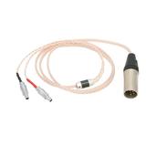 HiFi Cable 4 Pin XLR Male Balanced Cable Compatible for Sennheiser HD800 HD800S HD820 1.2m/3.9ft