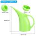 Watering Can 0.5 Gallon / 2L, PE Modern Small Watering Cans Long Spout, Green