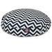 MajesticPet 30 in. Chevron Round Pet Bed - Navy Blue - Small