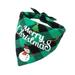Christmas Day Pet Christmas Dog Bandanas Small Medium Large Dog Dog Cat Double Layer Can Supplies Teddy Triangle Towel Bib Front Print Reverse Plain Plaid Holiday Daily Dual Use