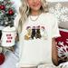 Christmas Dogs Labrador Dog Lovers Santa Pet Comfort Colors T-shirt-Large / Ivory