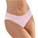 Dasayo Pink Seamless Hipster Panties for Womens Lace Low Waist Briefs Fashion Ladies Solid Period Underpants