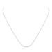 10KT White Gold 18 in. Rope Chain with Spring-Ring Closure