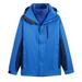 Yuwull Mens Lightweight Waterproof Jacket Windproof Rain Hooded jackets for Men Hiking Cycling Travel S-4XL