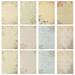 NUOLUX 80pcs Vintage Writing Paper Antique Looking Papers Classic Aged Stationery Paper