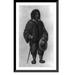 Historic Framed Print [Man holding a hat and walking stick Peru] 17-7/8 x 21-7/8