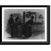 Historic Framed Print Atlantic City at Easter-tide - in the bowling alley [woman bowling as man and another woman watch] 17-7/8 x 21-7/8