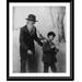 Historic Framed Print [Old bearded man with hand on the Asian boy s shoulder] 17-7/8 x 21-7/8