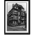 Historic Framed Print Bayeux Vielle Maison De La Rue Saint-Martin. Old house in Rue St. Martin Bayeux France 17-7/8 x 21-7/8