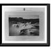 Historic Framed Print Shoshone Falls Snake River Idaho View across top of the falls.T.H. O Sullivan Phot. 17-7/8 x 21-7/8