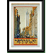 Historic Framed Print Fifth Avenue New York. the world s greatest shopping street. Travel by train - 3 17-7/8 x 21-7/8