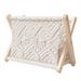 WINDLAND Nordic Cotton Woven Storage Basket Boho Macrame Magazine Rack Desktop Book Shelf Photo Prop