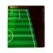 OWNTA Sport Ball Soccer Match Pattern Premium PU Leather Book Protector: Stylish and Durable Book Covers for Checkbook Notebooks and More - 9.8x11 inches