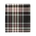 OWNTA Multi Color Scottish Plaid Pattern Premium PU Leather Book Protector: Stylish and Durable Book Covers for Checkbook Notebooks and More - 9.8x11 inches